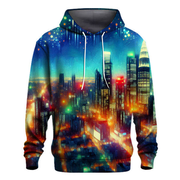 Vibrant City Nights Hoodie