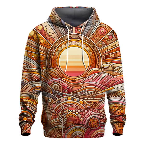 Flower Power Sunset Hoodie