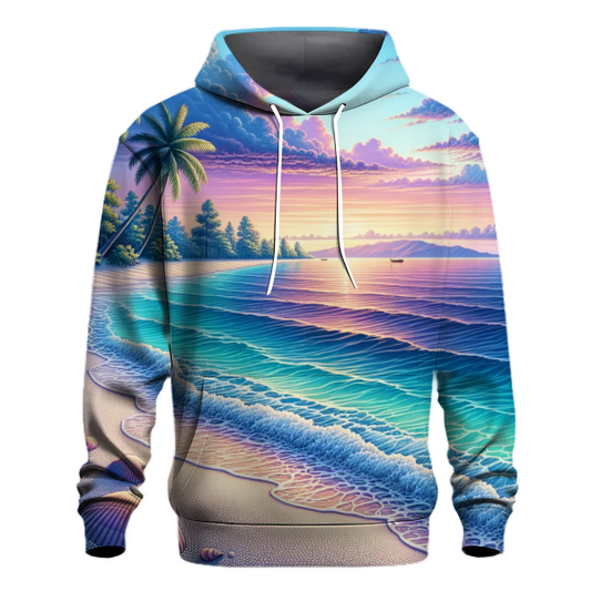 Serene Beach Paradise Hoodie