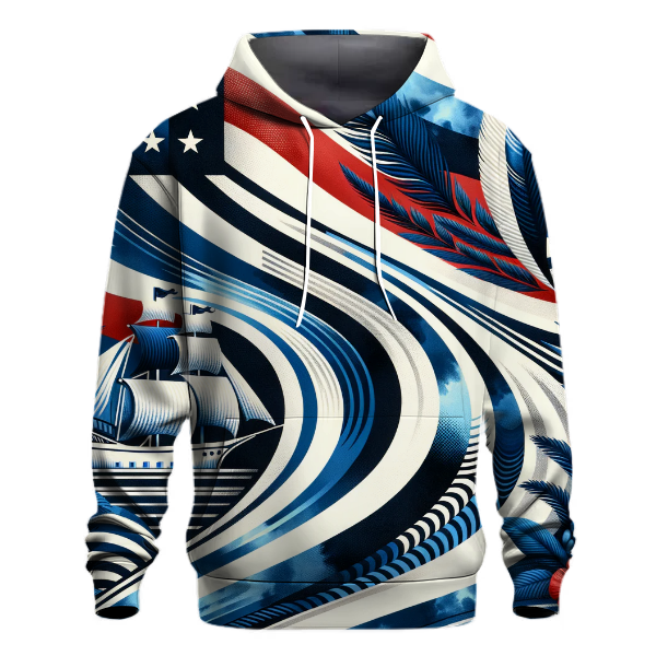 Nautical Stripes Symphony Hoodie