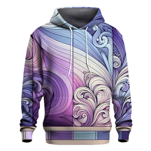 Violet Cascade Hoodie