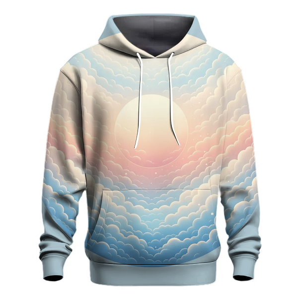 Soft Summer Sky Gradient Hoodie