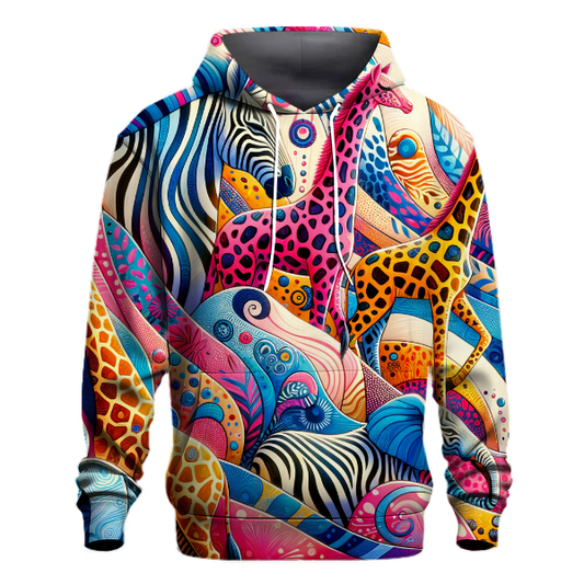 Funky Animal Patterns Hoodie