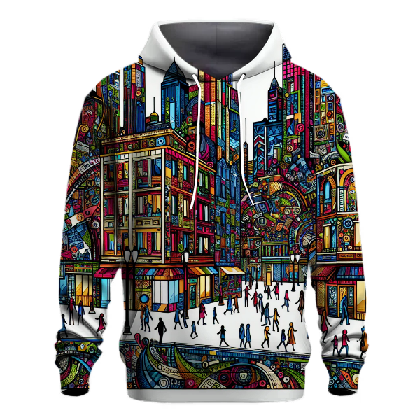 Vibrant Urban Life Hoodie