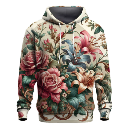 Floral Renaissance Elegance Hoodie