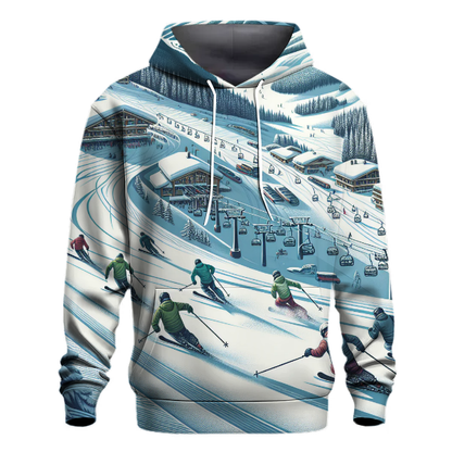 Skiing - Powder Peaks Hoodie