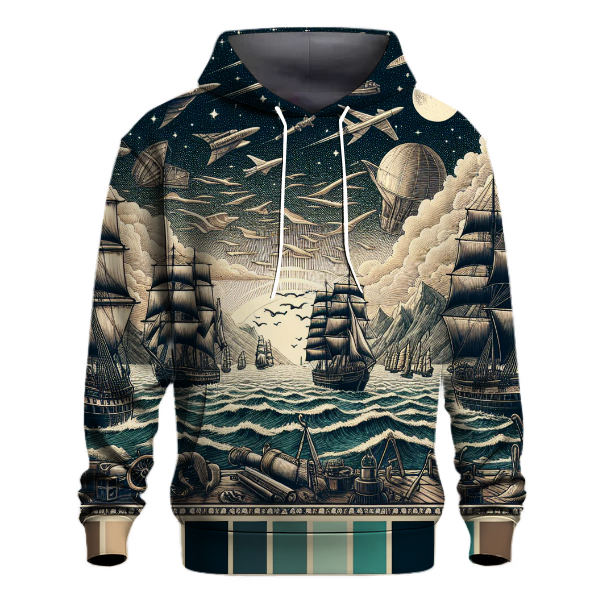 Vintage Maritime Adventure Hoodie