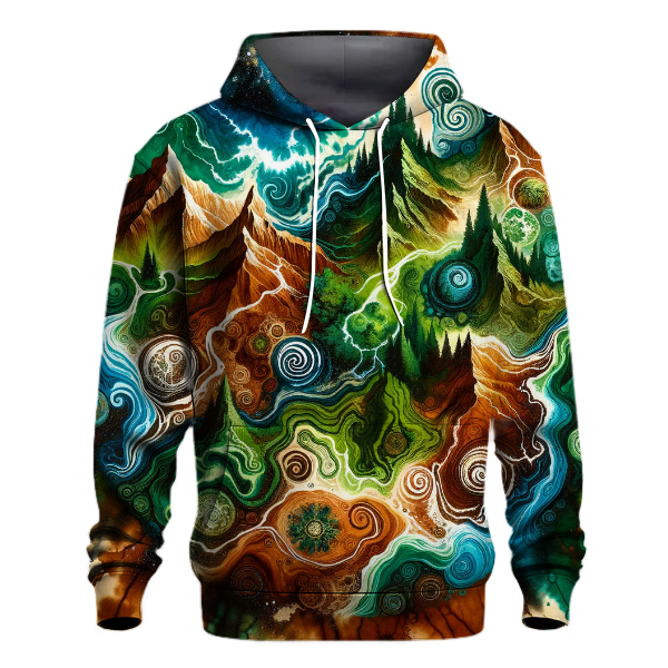 Wanderlust Map Hoodie