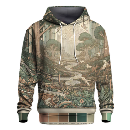 Vintage Woodland Fantasy Hoodie