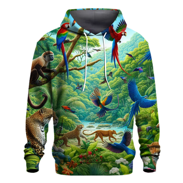 Tropical Rainforest Harmony Hoodie