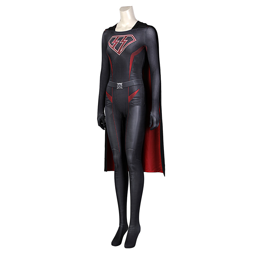 Supergirl Cosplay Costume With Cloak