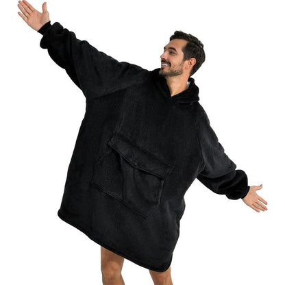 Winter Plush Sherpa Giant Oversized Hoodie Robe