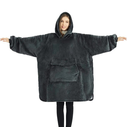 Winter Plush Sherpa Giant Oversized Hoodie Robe