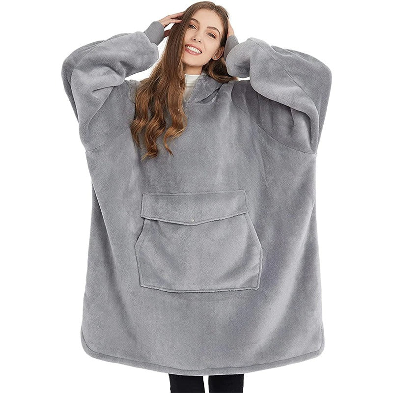 Winter Plush Sherpa Giant Oversized Hoodie Robe