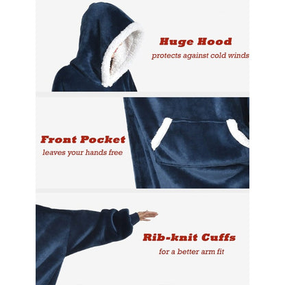 Loose Oversize Warm Wearable Blanket Hoodies