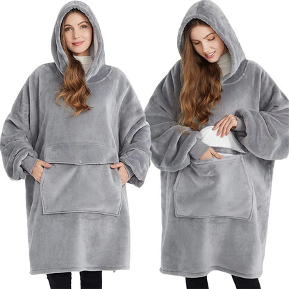 Winter Plush Sherpa Giant Oversized Hoodie Robe