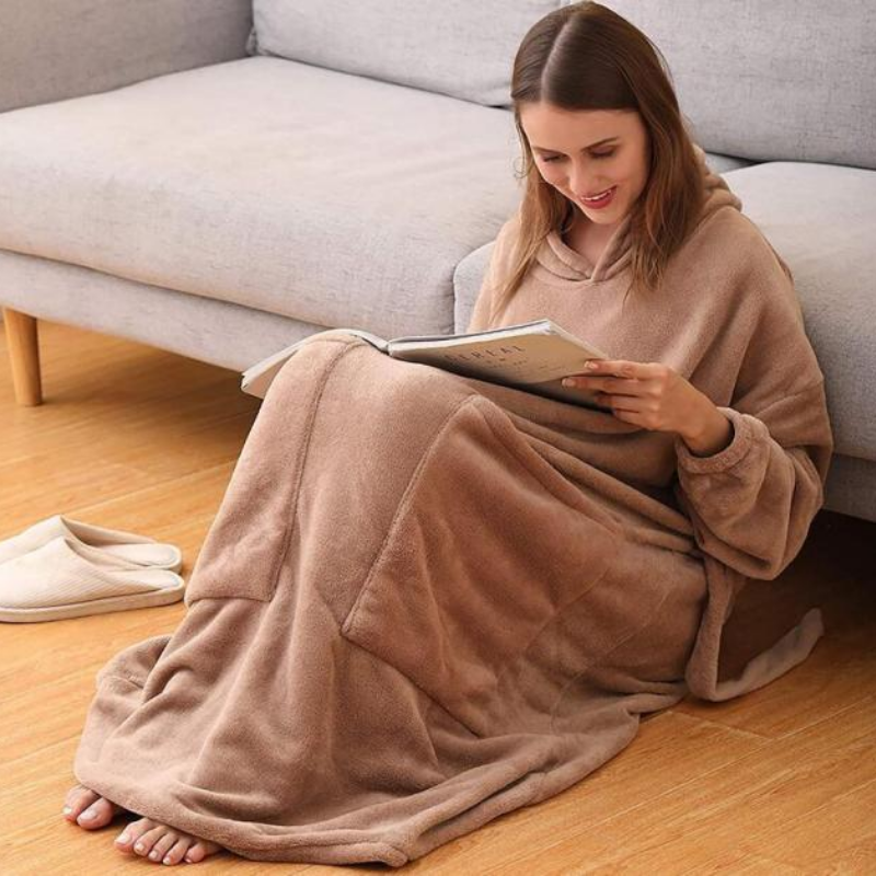 The Long And Soft Oversized Blanket Robe