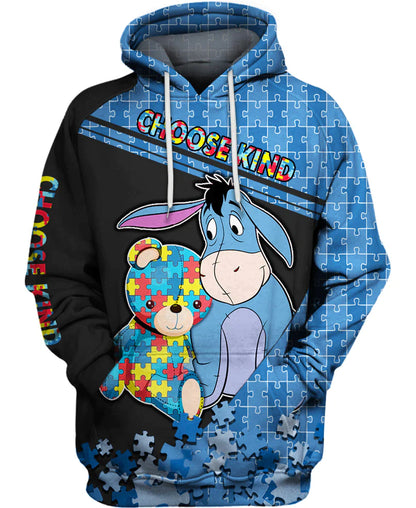 Autism Puzzle Print Hoodie 6XL