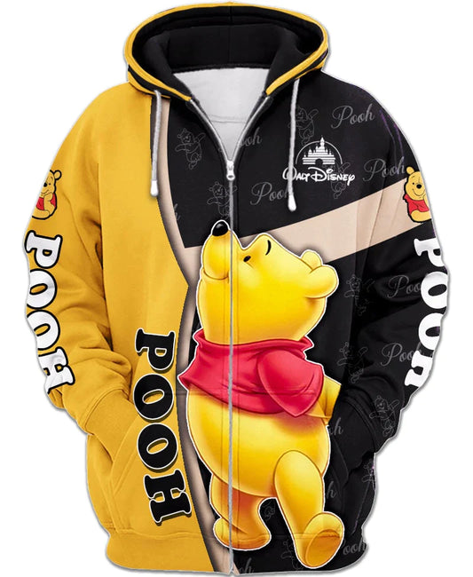 Winnie The Pooh Zip Up Hoodie 6XL