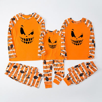 Evil Pumpkin Print Family Matching Sets Baby