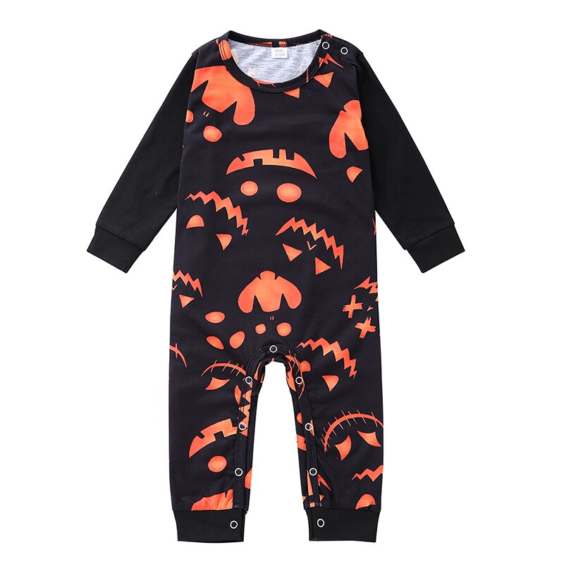 Happy Pumpkin Print Family Matching Sets