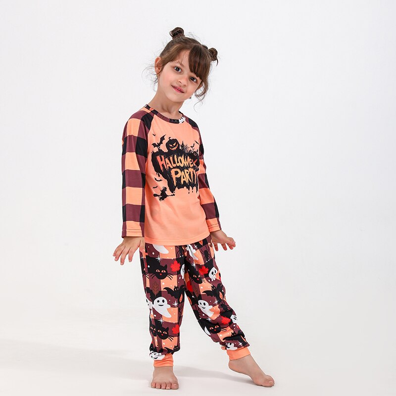 Halloween Party Print Pattern Matching Sets